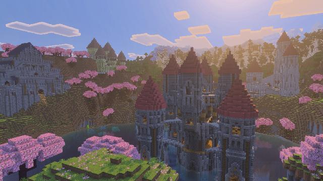 Screenshot of the Minecraft Bedrock Marketplace product CASTLE Add-On created by Pickaxe Studios.