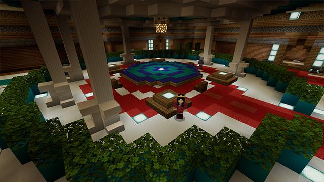 Screenshot of the Minecraft Bedrock Marketplace product Castle created by Pickaxe Studios.