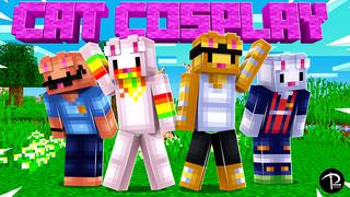 Thumbnail of the Minecraft Bedrock Marketplace product Cat Cosplay created by Pickaxe Studios.