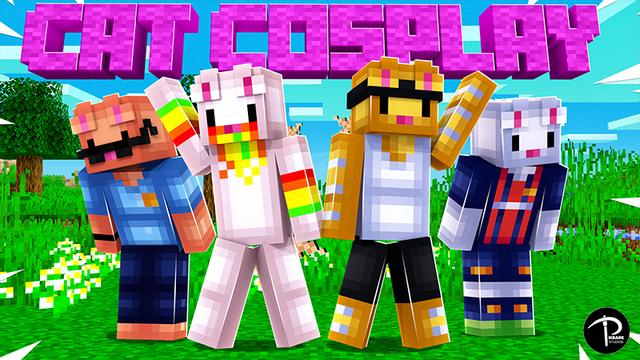 Thumbnail of the Minecraft Bedrock Marketplace product Cat Cosplay created by Pickaxe Studios.