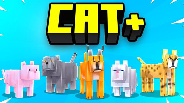 Thumbnail of the Minecraft Bedrock Marketplace product CAT+ created by Pickaxe Studios.