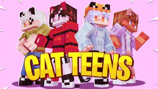 Thumbnail of the Minecraft Bedrock Marketplace product Cat Teens! created by Pickaxe Studios.