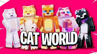 Thumbnail of the Minecraft Bedrock Marketplace product CAT WORLD created by Pickaxe Studios.