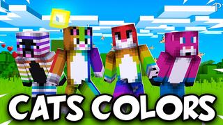 Thumbnail of the Minecraft Bedrock Marketplace product Cats Colors created by Pickaxe Studios.