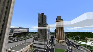 Screenshot of the Minecraft Bedrock Marketplace product City! created by Pickaxe Studios.