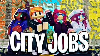 Thumbnail of the Minecraft Bedrock Marketplace product CITY JOBS! created by Pickaxe Studios.
