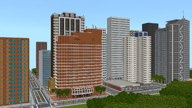 Screenshot of the Minecraft Bedrock Marketplace product City Life created by Pickaxe Studios.