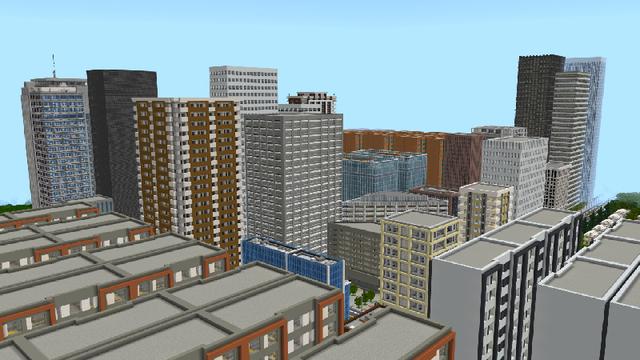 Screenshot of the Minecraft Bedrock Marketplace product City Life created by Pickaxe Studios.