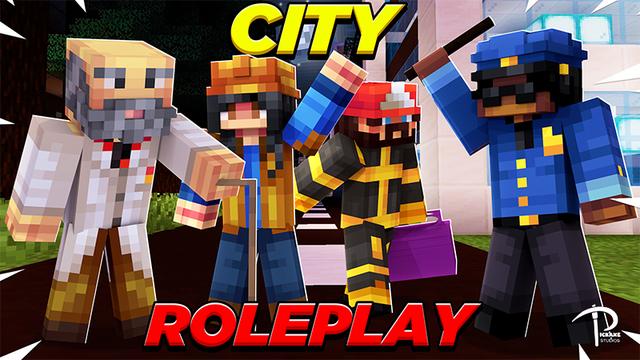 Thumbnail of the Minecraft Bedrock Marketplace product City Roleplay created by Pickaxe Studios.