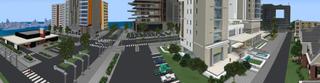Panorama of the Minecraft Bedrock Marketplace product City created by Pickaxe Studios.