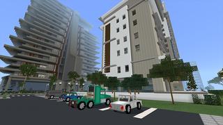 Screenshot of the Minecraft Bedrock Marketplace product City created by Pickaxe Studios.