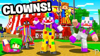 Thumbnail of the Minecraft Bedrock Marketplace product CLOWNS! created by Pickaxe Studios.