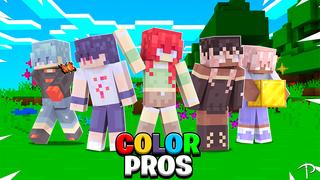 Thumbnail of the Minecraft Bedrock Marketplace product Color Pros created by Pickaxe Studios.