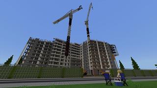 Screenshot of the Minecraft Bedrock Marketplace product Construction World created by Pickaxe Studios.