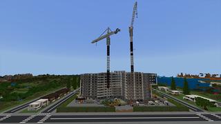 Screenshot of the Minecraft Bedrock Marketplace product Construction World created by Pickaxe Studios.