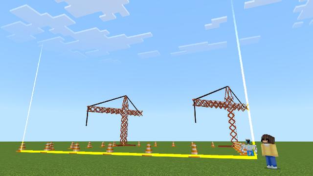 Screenshot of the Minecraft Bedrock Marketplace product CRAFTABLE CITY Add-On created by Pickaxe Studios.