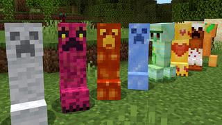 Screenshot of the Minecraft Bedrock Marketplace product CREEPERS+ created by Pickaxe Studios.