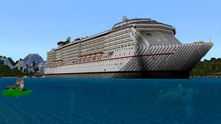 Screenshot of the Minecraft Bedrock Marketplace product CRUISE SHIP created by Pickaxe Studios.