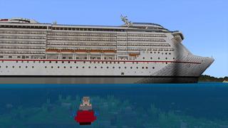 Screenshot of the Minecraft Bedrock Marketplace product CRUISE SHIP created by Pickaxe Studios.