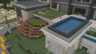 Screenshot of the Minecraft Bedrock Marketplace product Crypto Millionaire Mansion created by Pickaxe Studios.