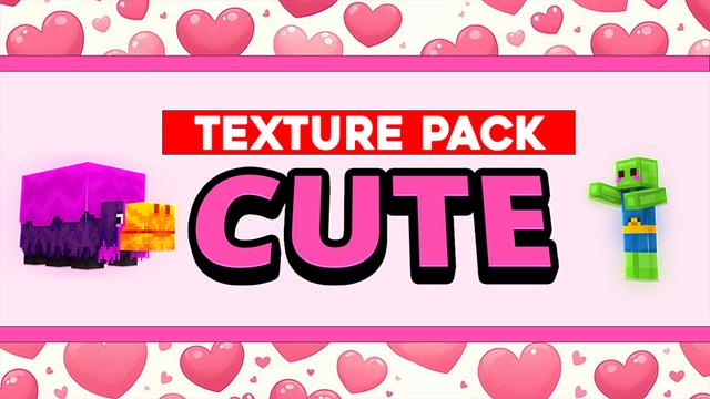 Thumbnail of the Minecraft Bedrock Marketplace product CUTE Texture Pack created by Pickaxe Studios.
