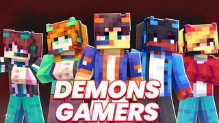 Thumbnail of the Minecraft Bedrock Marketplace product DEMONS: GAMERS created by Pickaxe Studios.