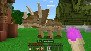 Screenshot of the Minecraft Bedrock Marketplace product DINOSAURE created by Pickaxe Studios.