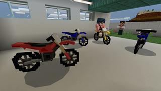Screenshot of the Minecraft Bedrock Marketplace product DIRT BIKE World created by Pickaxe Studios.
