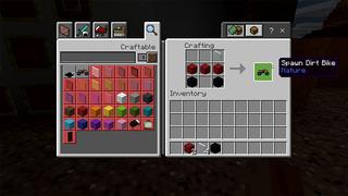 Screenshot of the Minecraft Bedrock Marketplace product DIRT BIKE World created by Pickaxe Studios.