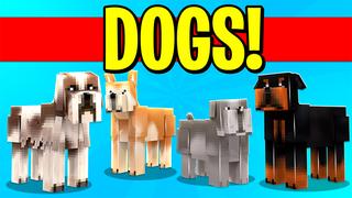 Thumbnail of the Minecraft Bedrock Marketplace product Dogs! created by Pickaxe Studios.