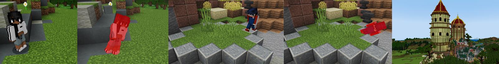 Panorama of the Minecraft Bedrock Marketplace product DON’T Touch GRASS! created by Pickaxe Studios.