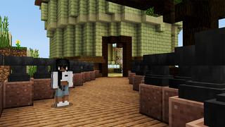 Screenshot of the Minecraft Bedrock Marketplace product DON’T Touch GRASS! created by Pickaxe Studios.