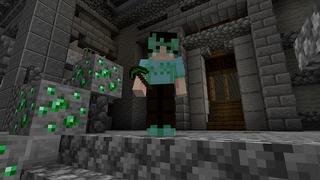 Screenshot of the Minecraft Bedrock Marketplace product Emerald Tools created by Pickaxe Studios.