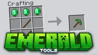Thumbnail of the Minecraft Bedrock Marketplace product Smaragd Werkzeuge created by Pickaxe Studios.
