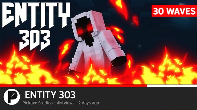 Thumbnail of the Minecraft Bedrock Marketplace product ENTITY 303 created by Pickaxe Studios.