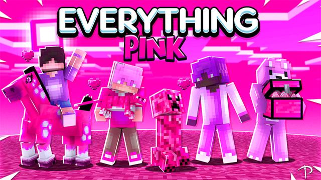 Thumbnail of the Minecraft Bedrock Marketplace product EVERYTHING PINK created by Pickaxe Studios.