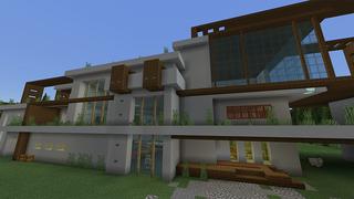 Screenshot of the Minecraft Bedrock Marketplace product Farm Mansion created by Pickaxe Studios.