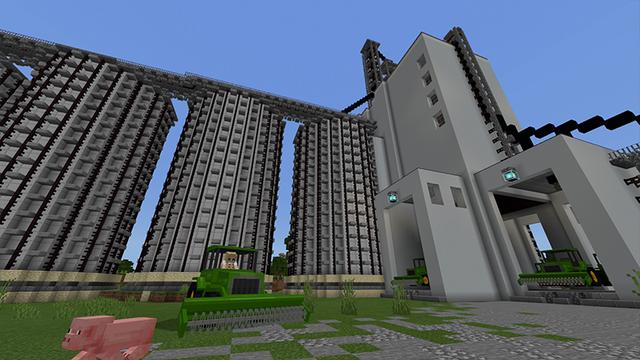 Screenshot of the Minecraft Bedrock Marketplace product Farm Mansion created by Pickaxe Studios.