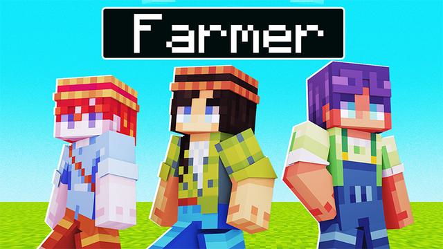 Thumbnail of the Minecraft Bedrock Marketplace product Farmer created by Pickaxe Studios.