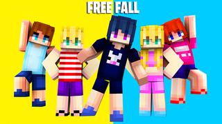 Thumbnail of the Minecraft Bedrock Marketplace product Free Fall created by Pickaxe Studios.