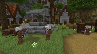 Screenshot of the Minecraft Bedrock Marketplace product FREE FOR ALL created by Pickaxe Studios.