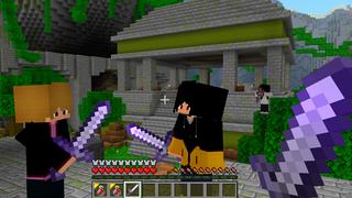 Screenshot of the Minecraft Bedrock Marketplace product FREE FOR ALL created by Pickaxe Studios.