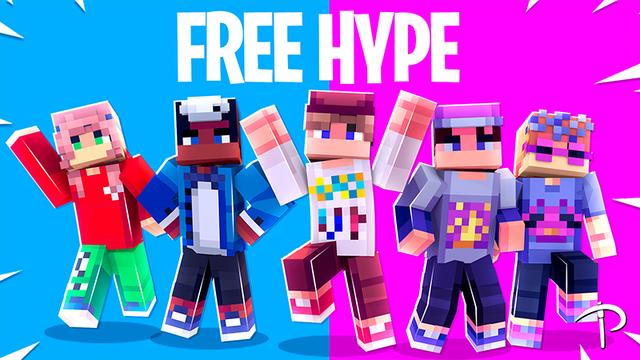 Thumbnail of the Minecraft Bedrock Marketplace product Free Hype created by Pickaxe Studios.