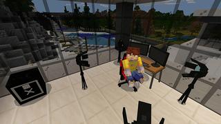 Screenshot of the Minecraft Bedrock Marketplace product Furniture Decorations: Mansion created by Pickaxe Studios.