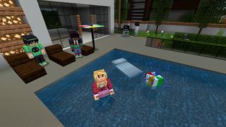 Screenshot of the Minecraft Bedrock Marketplace product Furniture: World created by Pickaxe Studios.