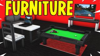 Thumbnail of the Minecraft Bedrock Marketplace product Furniture: World created by Pickaxe Studios.