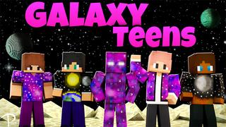 Thumbnail of the Minecraft Bedrock Marketplace product Galaxy Teens created by Pickaxe Studios.