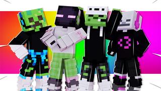 Thumbnail of the Minecraft Bedrock Marketplace product Gamer Mob Pros created by Pickaxe Studios.