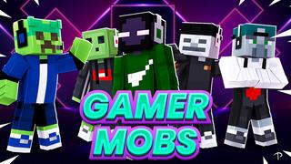 Thumbnail of the Minecraft Bedrock Marketplace product GAMER MOBS created by Pickaxe Studios.
