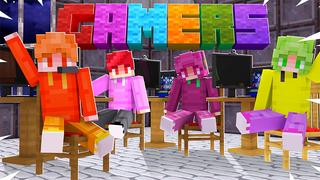 Thumbnail of the Minecraft Bedrock Marketplace product GAMERS! created by Pickaxe Studios.